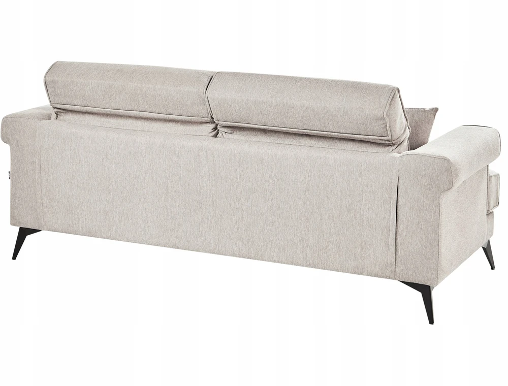 Sofa Beliani 5 vietų minkštas kampas SKIVE smėlio pilkos spalvos