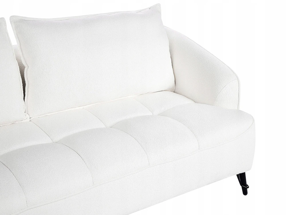 Sofa Beliani 5 vietų svetainės baldų komplektas HOBRO Boucle baltas