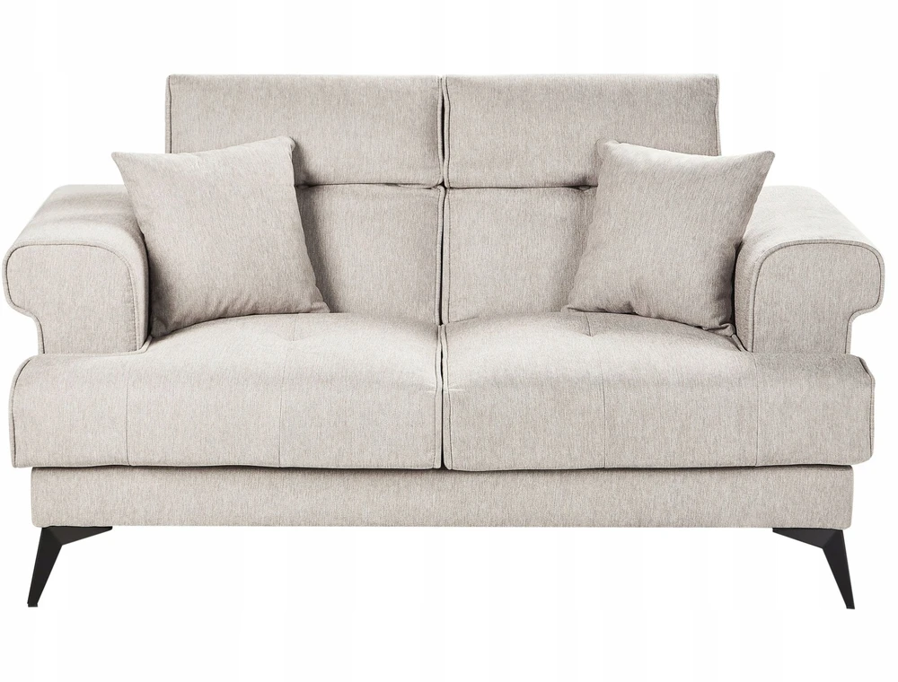 Sofa Beliani 5 vietų minkštas kampas SKIVE smėlio pilkos spalvos
