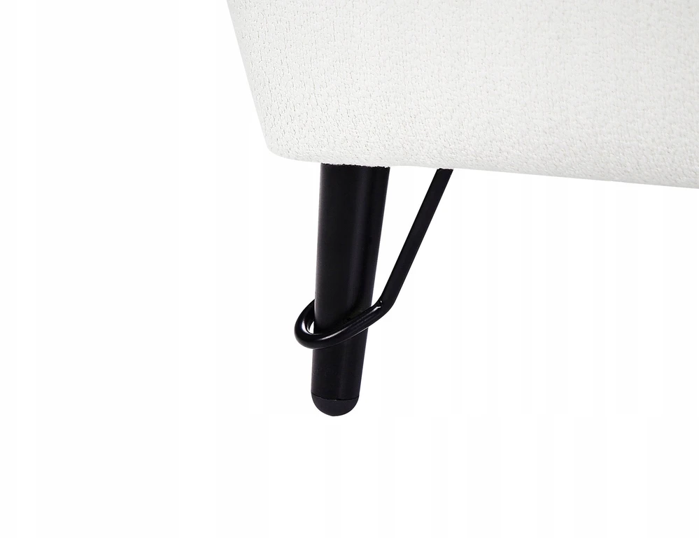 Sofa Beliani 5 vietų svetainės baldų komplektas HOBRO Boucle baltas