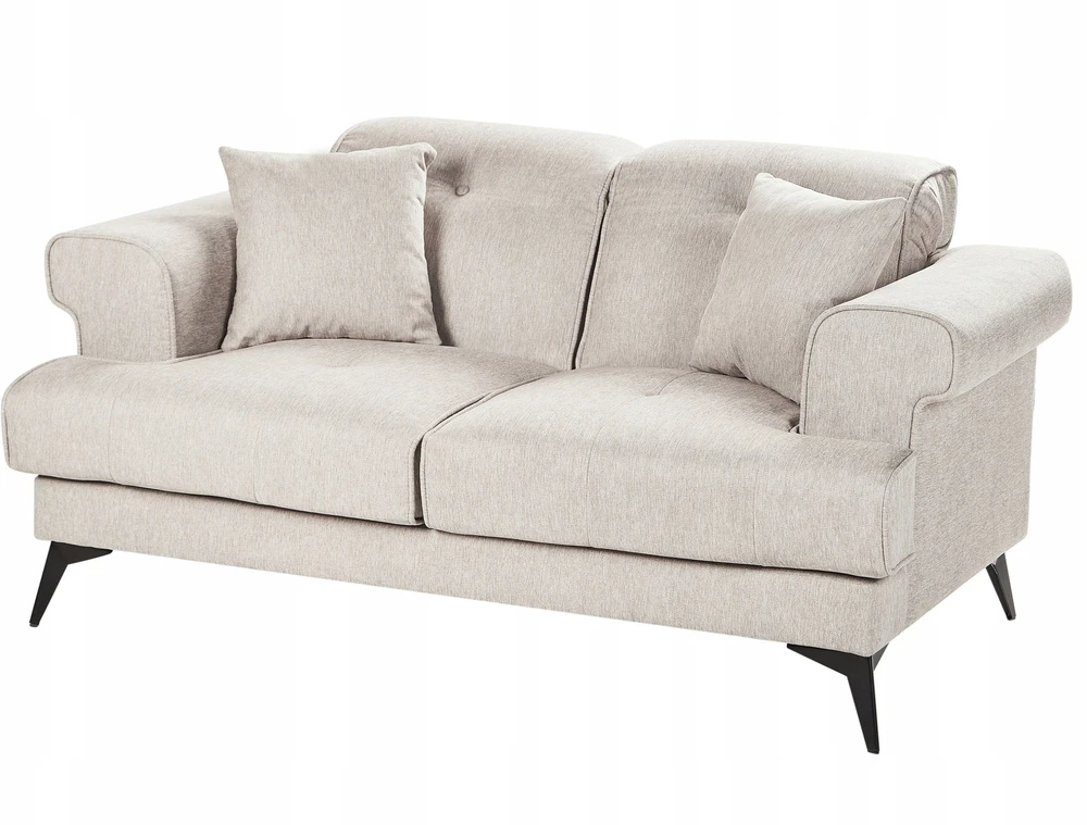 Sofa Beliani 5 vietų minkštas kampas SKIVE smėlio pilkos spalvos