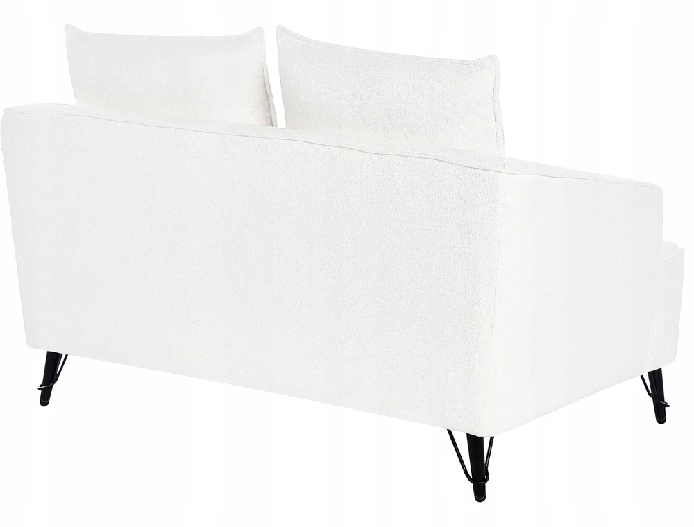 Sofa Beliani 5 vietų svetainės baldų komplektas HOBRO Boucle baltas