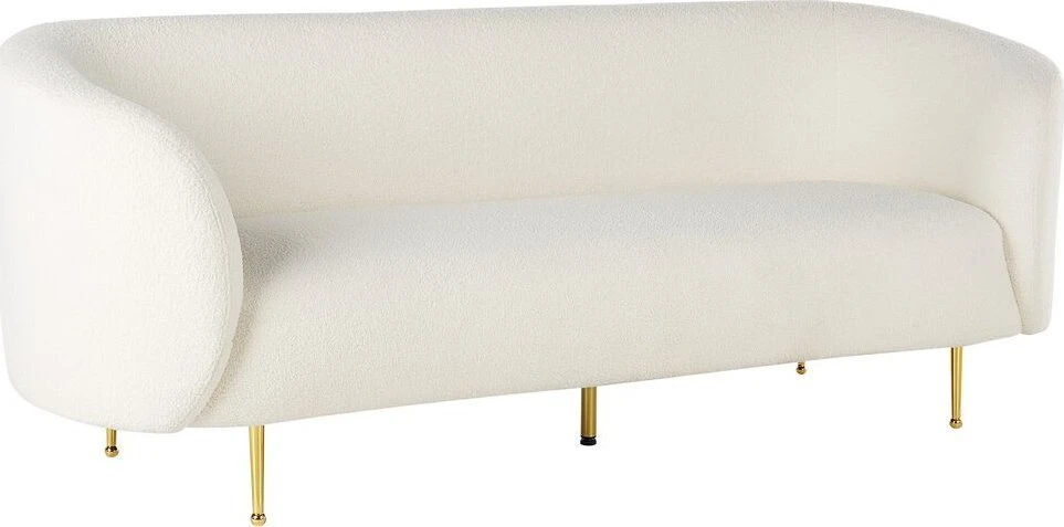 Sofa Beliani LOEN 6 vietų baldų komplektas, boucle audinys, baltas