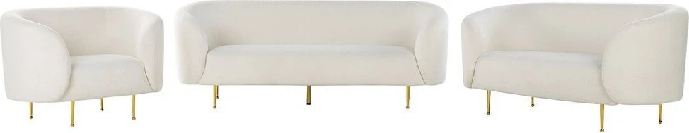 Sofa Beliani LOEN 6 vietų baldų komplektas, boucle audinys, baltas