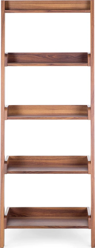Beliani 5 lentynų stovas MOBILE TRIO 167 cm, tamsiai rudas