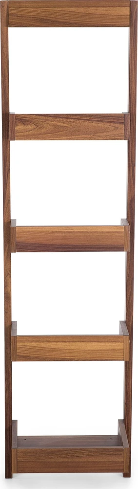Beliani 5 lentynų stovas MOBILE DUO 169 cm tamsiai rudas