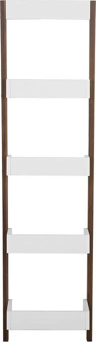 Beliani 5 lentynų stovas MOBILE DUO 166 cm rudas/baltas