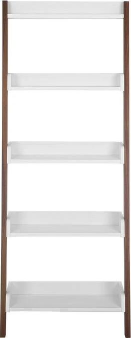Beliani 5 lentynų stovas MOBILE TRIO 164 cm, rudas/baltas
