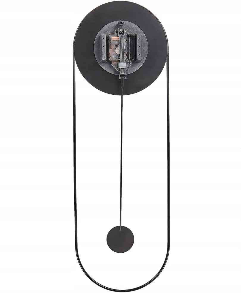 Beliani Sieninis laikrodis SALVAN 20 cm metalinis juodas