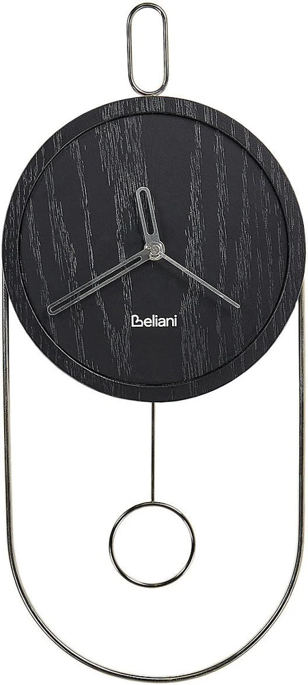Beliani Sieninis laikrodis SIERRE 20 cm juodas