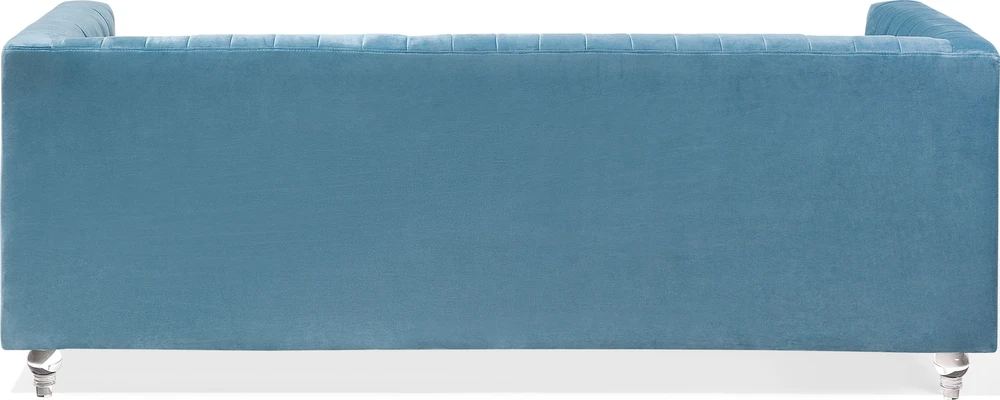 Beliani 3 vietų sofa ARVIKA aksominė mėlyna