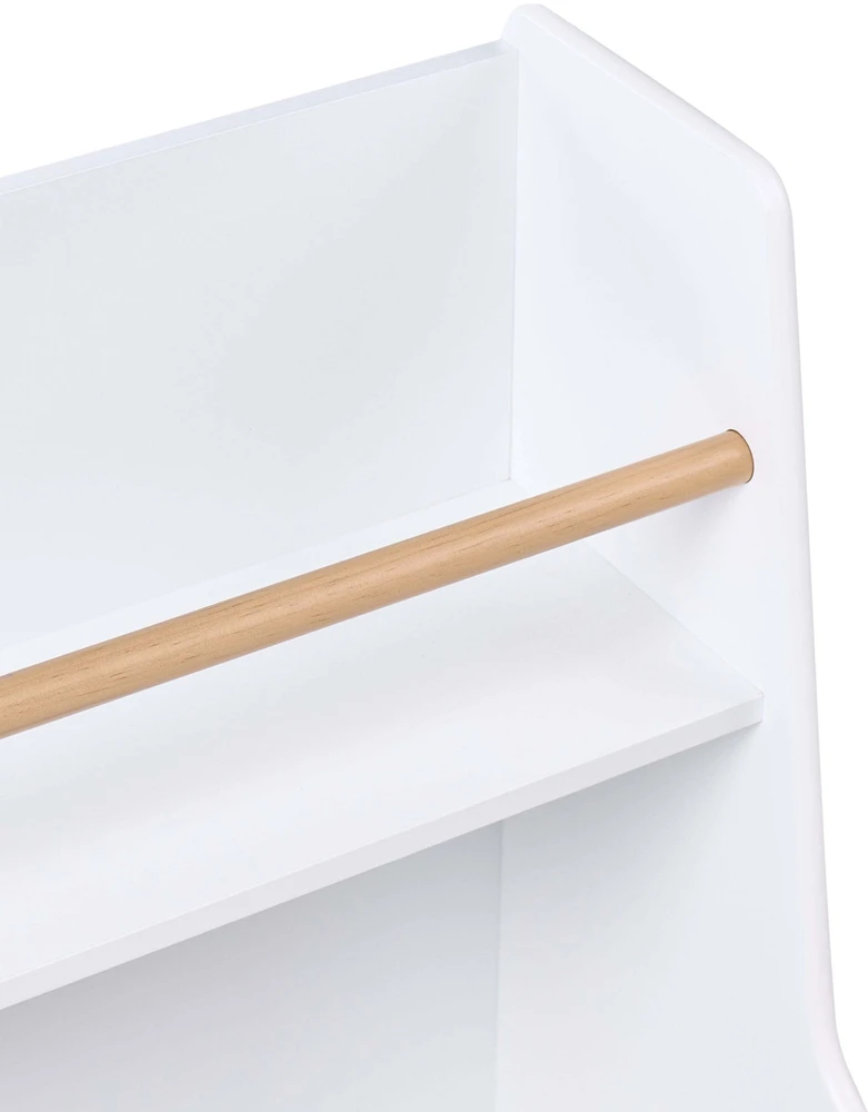 Beliani Knygų lentyna 2 lentynų JACKIT 72 cm balta