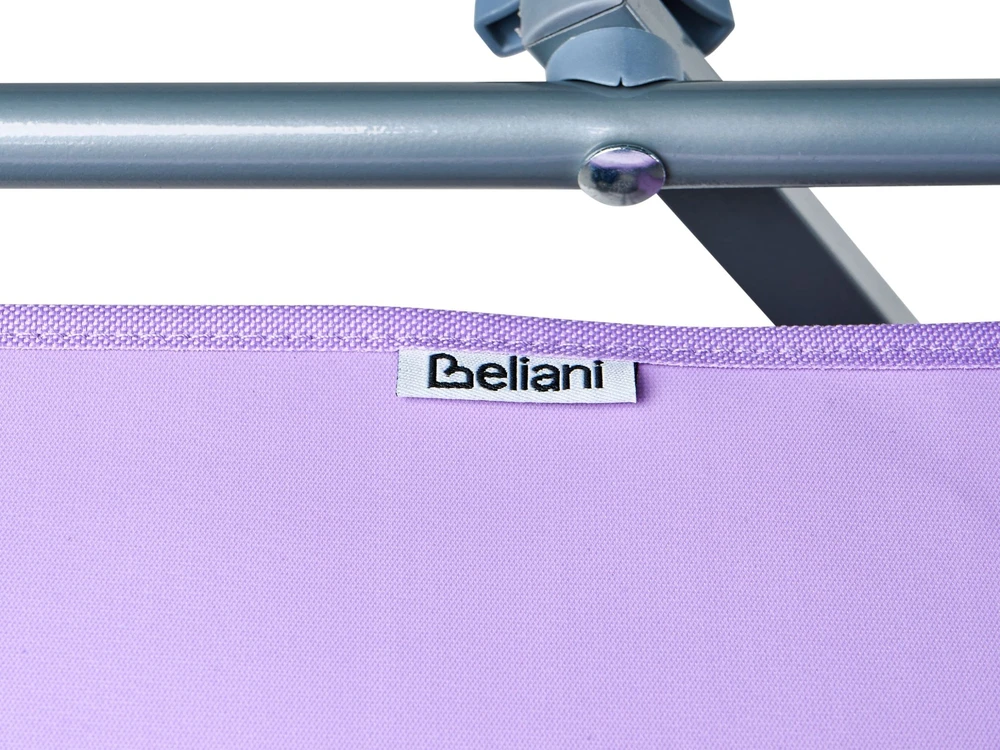 Beliani Sodo gultas FOLIGNO atlenkiamas metalinis violetinis