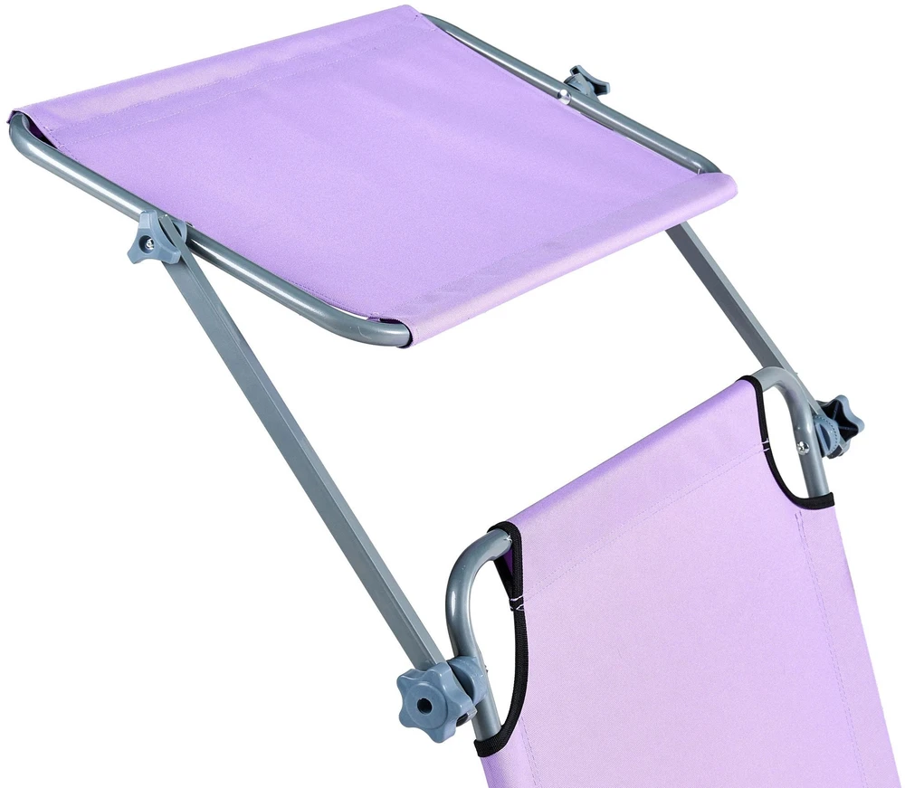 Beliani Sodo gultas FOLIGNO atlenkiamas metalinis violetinis