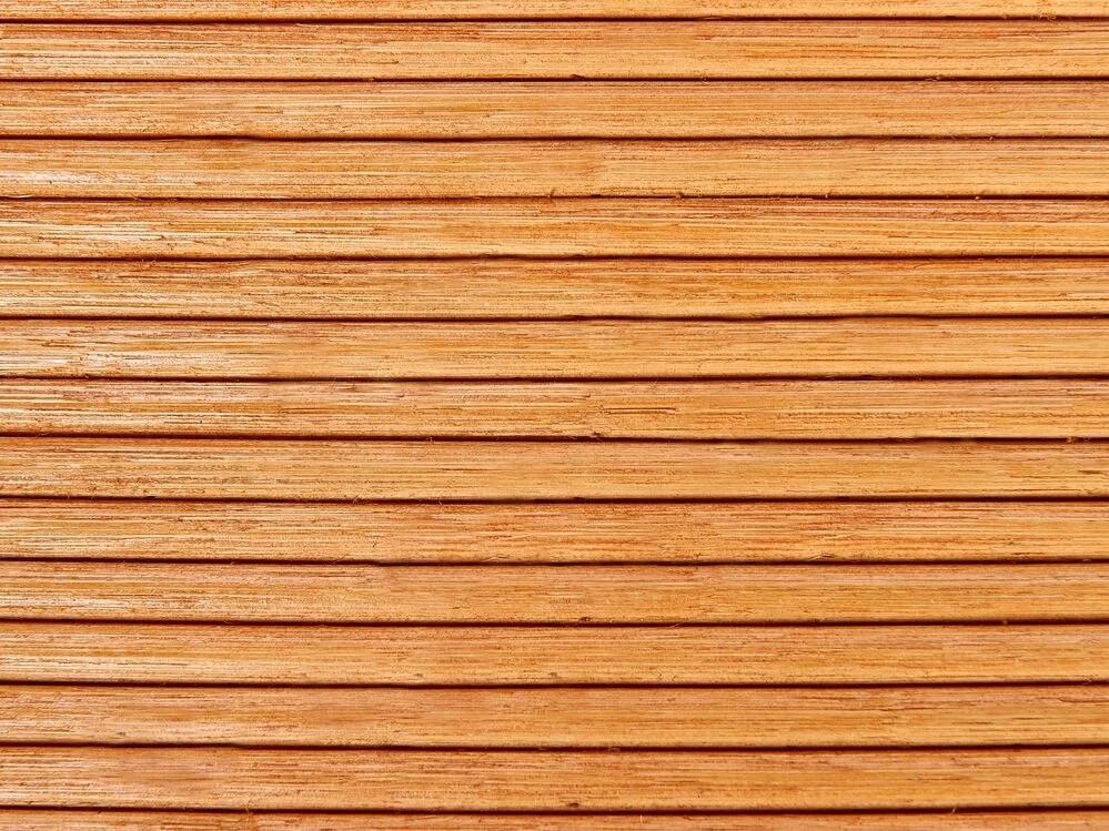 Beliani AIROLE rotanginis sodo gultas, ruda spalva