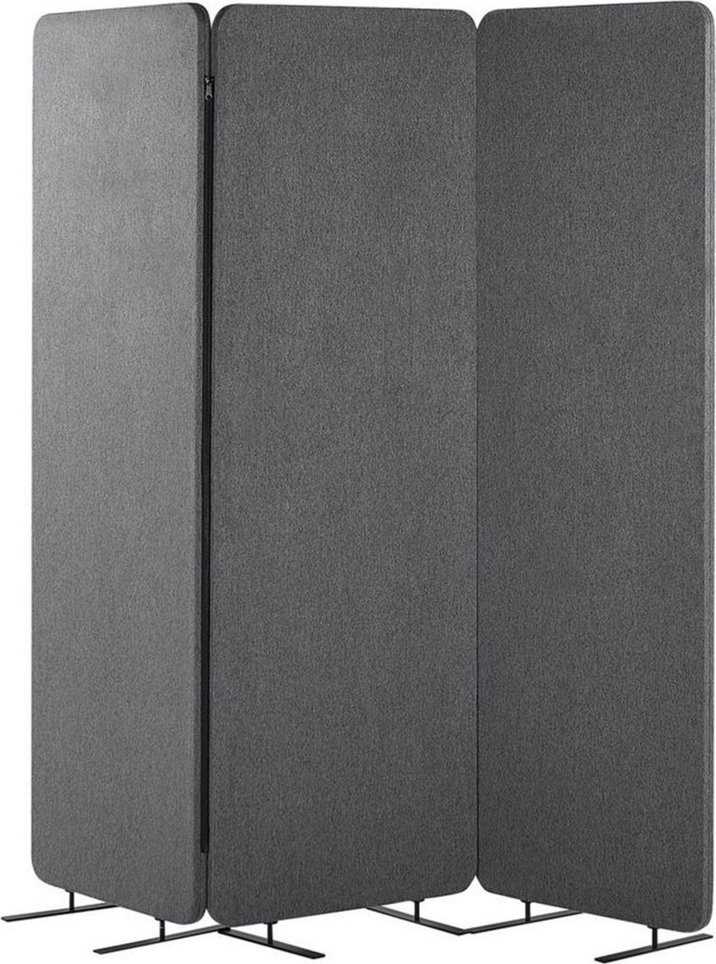 Beliani Pertvara STANDI 184 x 184 cm Pilka