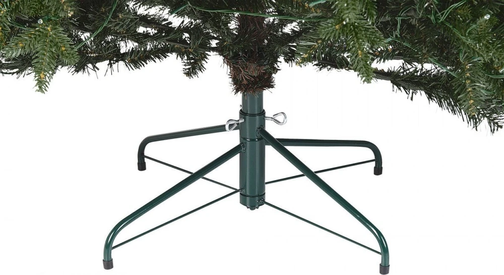 Beliani Dirbtinė LED Kalėdų eglutė FIDDLE 210 cm žalia