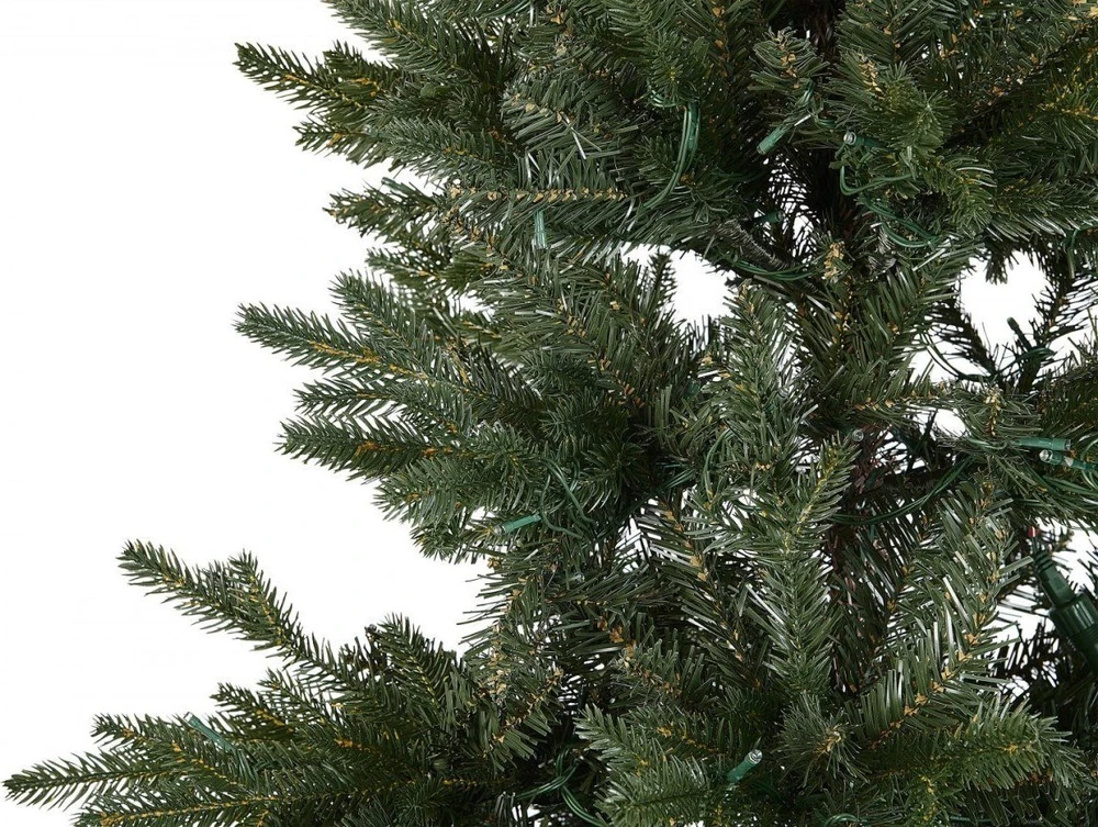 Beliani Dirbtinė LED Kalėdų eglutė FIDDLE 210 cm žalia
