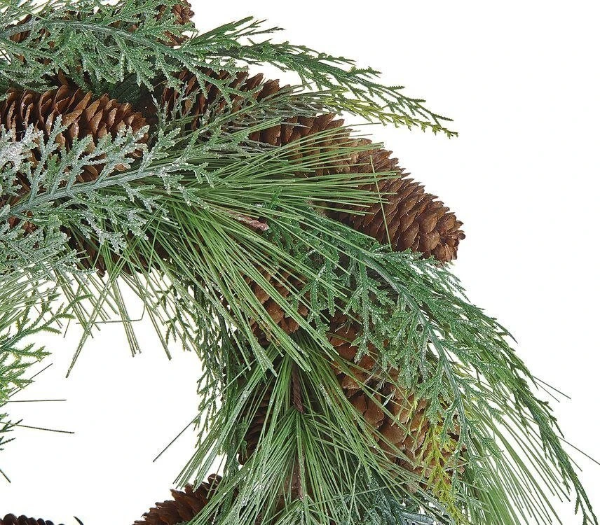 Beliani Kalėdinis vainikas ASTURIA žalias 34 cm