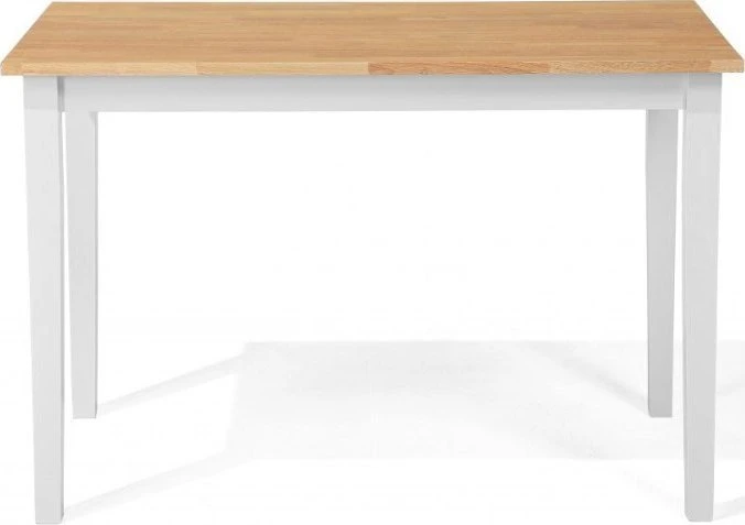 Beliani Valgomojo stalas GEORGIA šviesaus ąžuolo spalvos 110 cm 60 cm