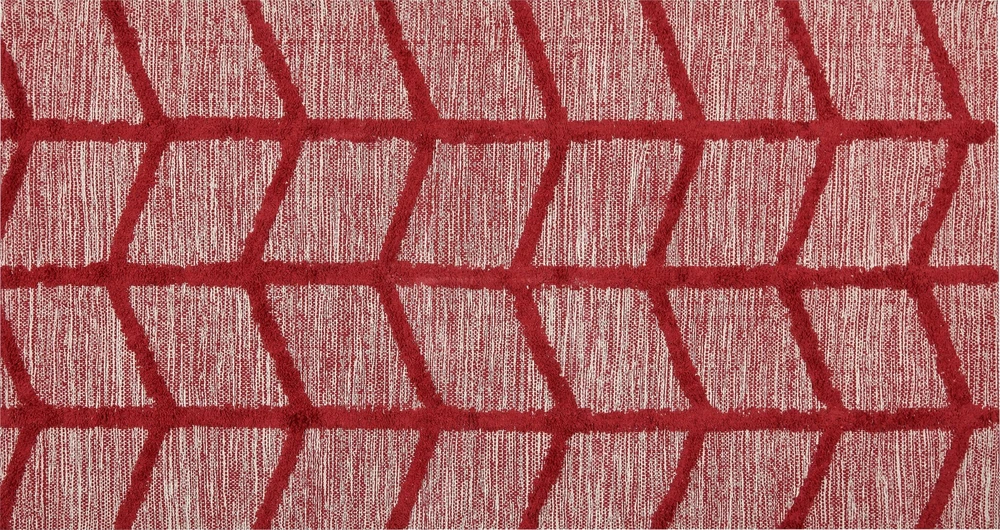 Beliani Kilimas SIVAS raudonas 80 x 150 cm Medvilninis