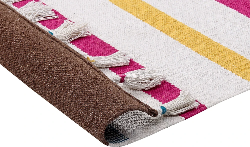 Beliani Kilim HISARLI spalvotas 80 x 150 cm medvilninis
