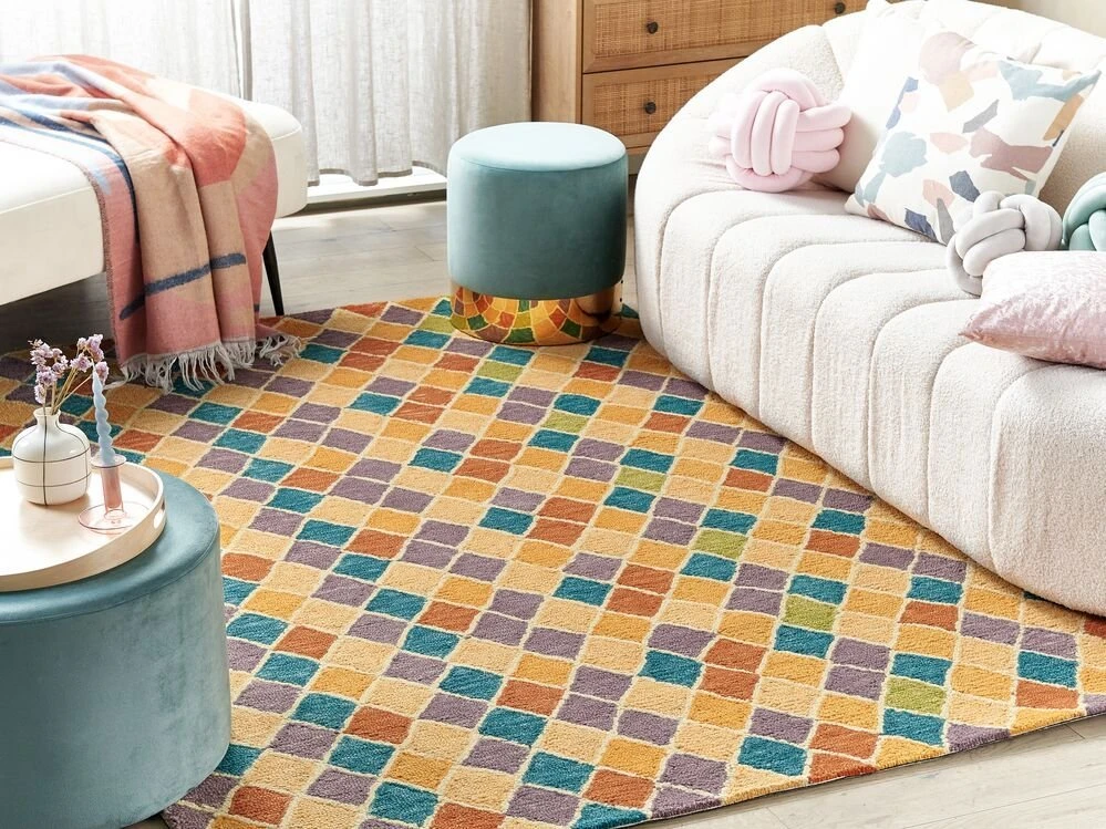 Beliani Kilimas KESKIN spalvotas 160 x 230 cm vilnonis