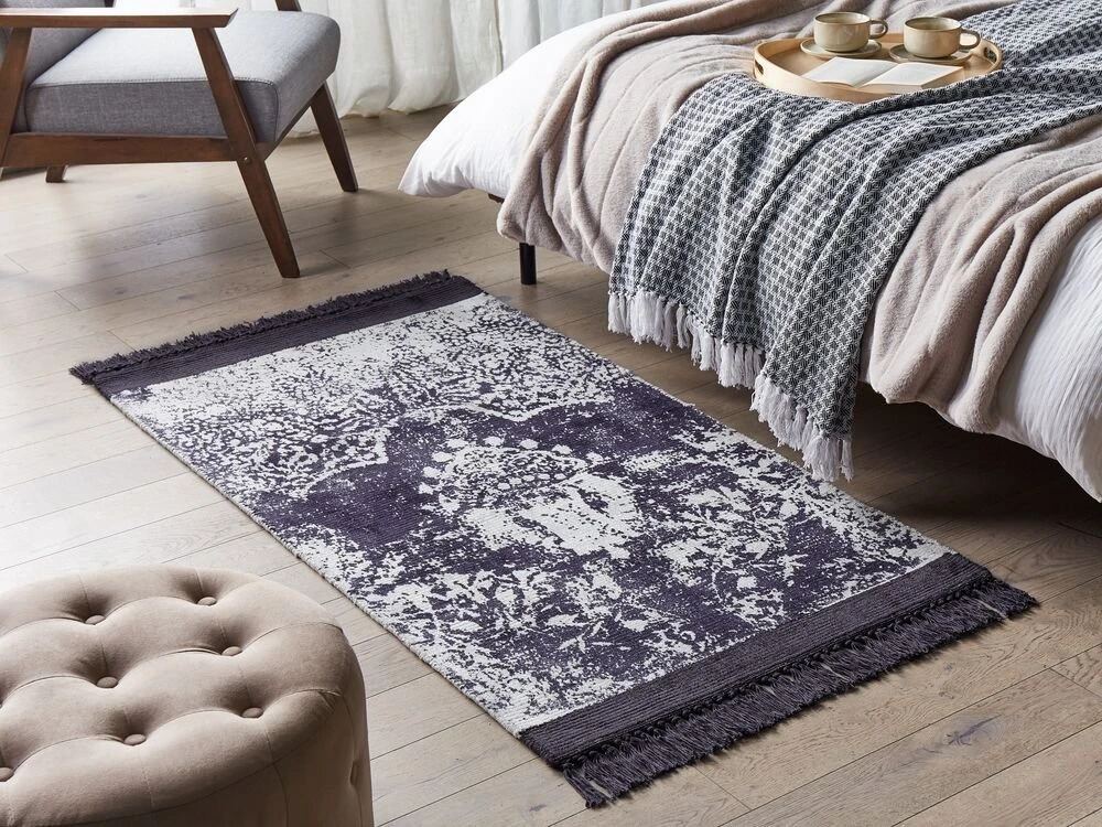 Beliani Kilimas AKARSU, violetinis, 80 x 150 cm, viskozė