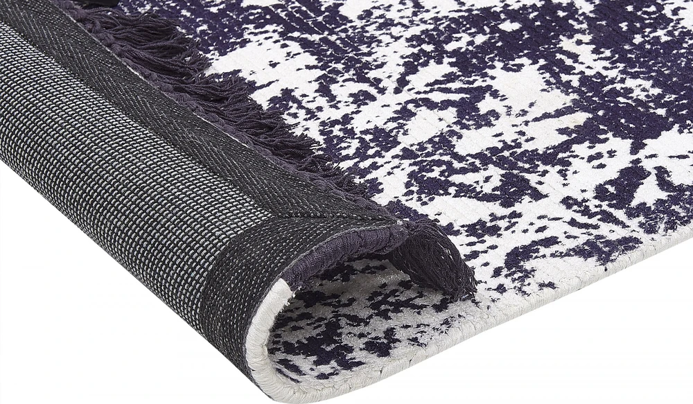 Beliani Kilimas AKARSU, violetinis, 160 x 230 cm, viskozė