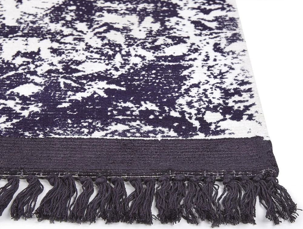 Beliani Kilimas AKARSU, violetinis, 160 x 230 cm, viskozė