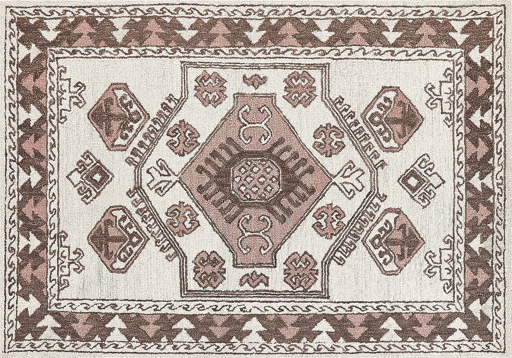 Beliani Kilimas TOMARZA spalvotas 140 x 200 cm vilna