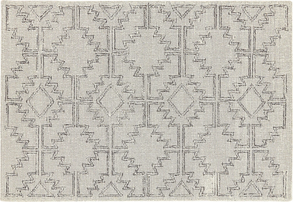 Beliani Kilimas URLA, smėlio spalvos, 140 x 200 cm, vilna