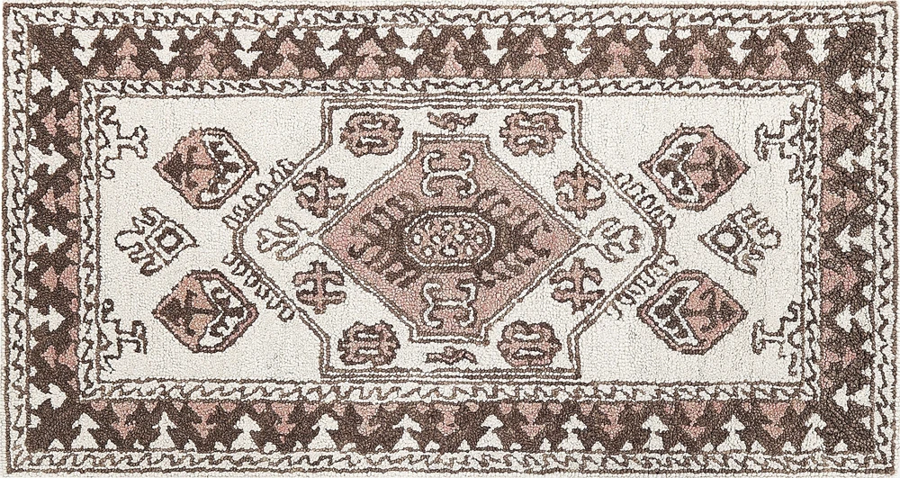 Beliani Kiliminis TOMARZA spalvotas 80 x 150 cm vilna