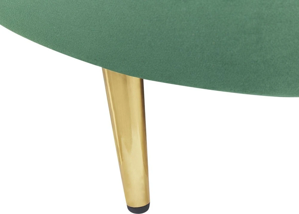 Beliani 2 vietų sofa SAVAR veliūrinė smaragdinė