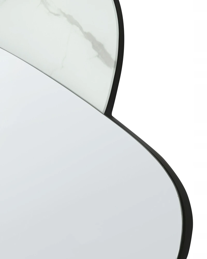 Beliani Sieninis veidrodis PANNES 80 cm 117 cm