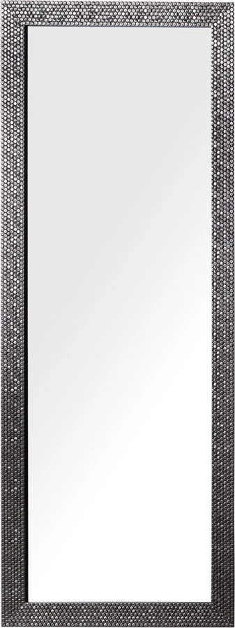 Beliani AJACCIO sieninis veidrodis 50 cm 130 cm sidabrinis