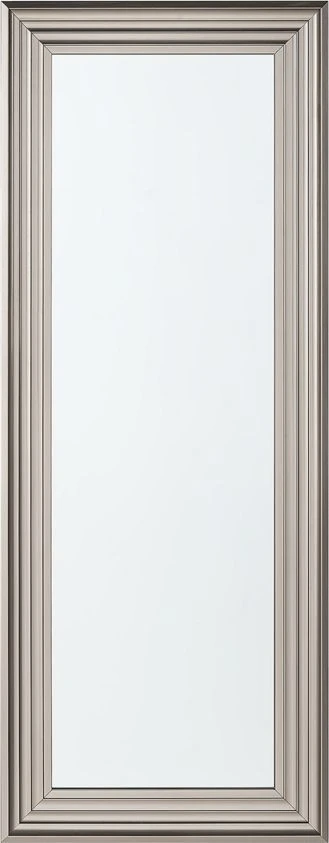 Beliani Sieninis veidrodis CHATAIN 50 cm 130 cm sidabrinės spalvos