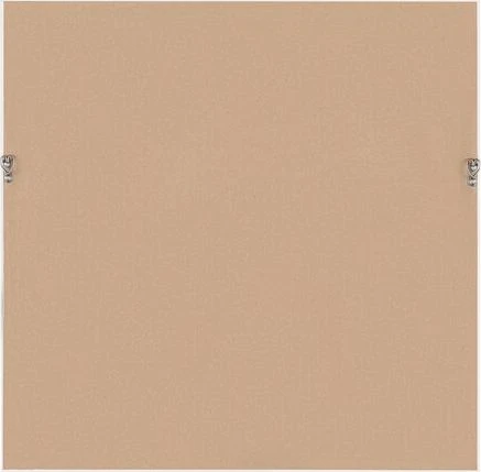 Beliani Sieninis veidrodis BRIGNOLES 50 cm 50 cm Baltas