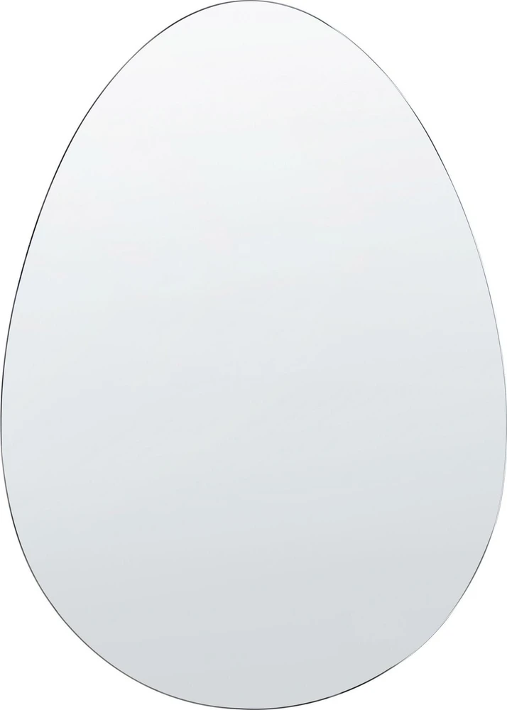 Beliani Sieninis veidrodis MONTRESOR 50 cm 70 cm Sidabrinis