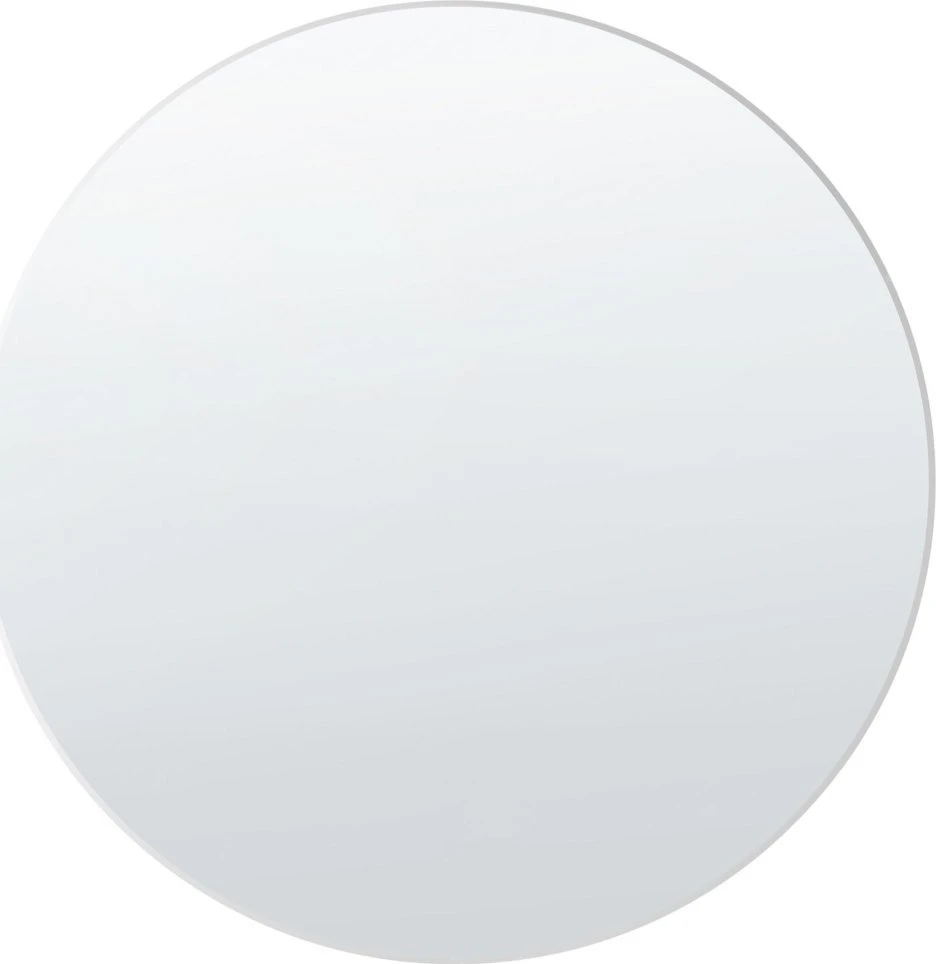 Beliani Sieninis veidrodis ANNEMASSE 80 cm, metalinis, sidabrinis