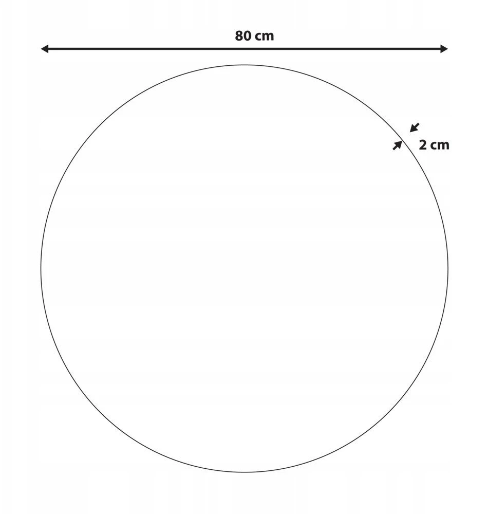 Beliani Sieninis veidrodis BOUCHON 80 cm žalias
