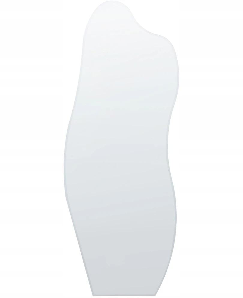 Beliani Sieninis veidrodis ESTANG 50 cm 140 cm sidabrinės spalvos