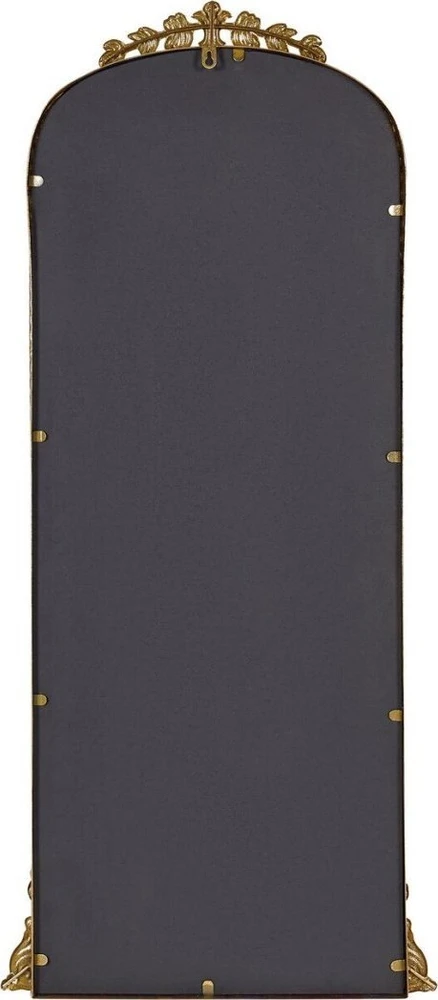 Beliani Sieninis veidrodis LIVRY 51 cm 114 cm metalinis auksinis