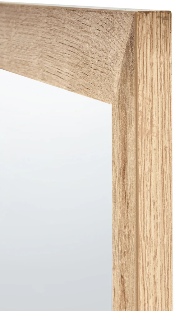 Beliani Sieninis veidrodis ROSELL 60 cm x 60 cm šviesiai rudas