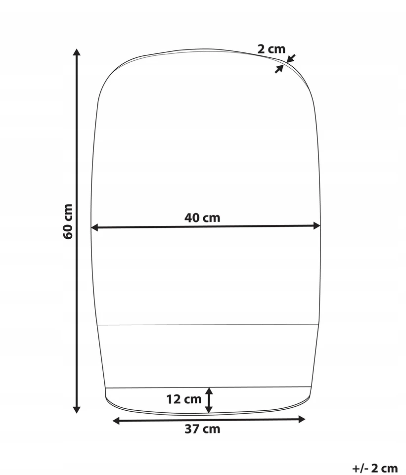 Beliani Sieninis veidrodis su lentyna BRANNAY 40 cm 60 cm Sidabrinis