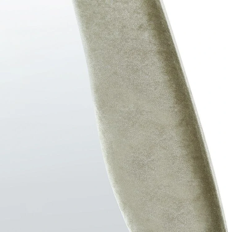 Beliani Sieninis veidrodis REIGNY 57 cm 160 cm, alyvuogių spalvos veliūras