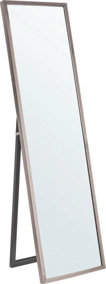 Beliani Pastatomas veidrodis TORCY 140 cm, sidabrinis