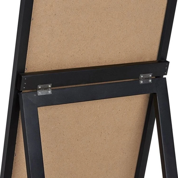 Beliani Pastatomas veidrodis CHATILLON 150 cm Juodas
