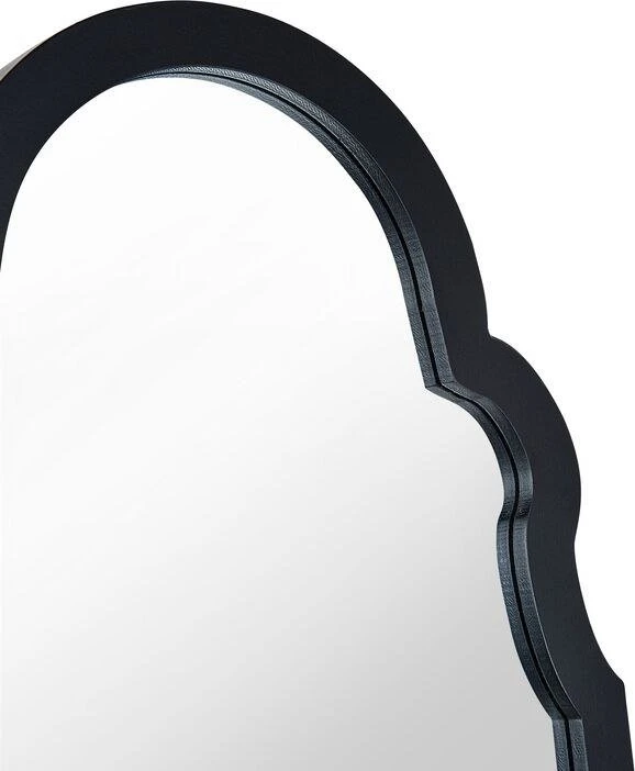 Beliani Pastatomas veidrodis CHATILLON 150 cm Juodas