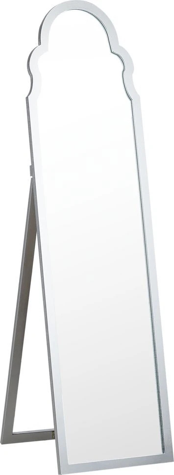 Beliani Pastatomas veidrodis CHATILLON 150 cm sidabrinės spalvos